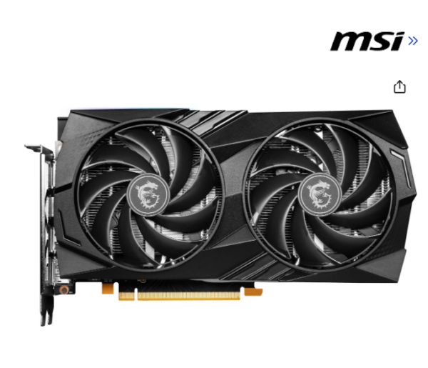 GIGABYTE GeForce RTX 4060 OC Low Profile 8G Graphics Card, 3x WINDFORCE Fans, 8GB 128-bit GDDR6, GV-N4060OC-8GL Graphics Card