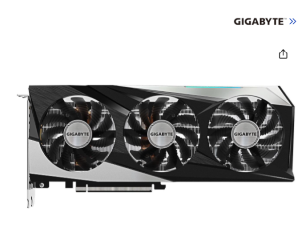 GIGABYTE Radeon RX 7600 GAMING OC 8G Graphics Card, 3x WINDFORCE Fans 8GB 128-bit GDDR6, GV-R76GAMING OC-8GD Graphics Card