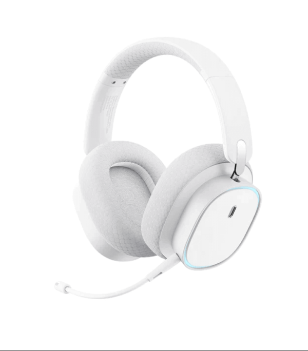 Baseus AeQur GH02 Gaming Wireless Headphone – Moon White