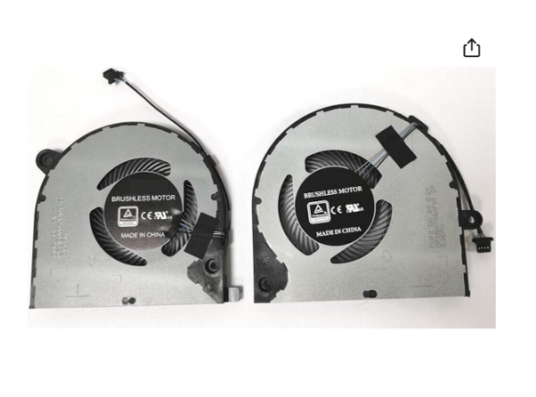 Gpu and Cpu cooling fan for Dell Vostro 15 7500 V7500 Inspiron 7501 DC5V