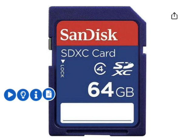 64GB Secure Digital Extended Capacity (SDXC) Memory Card, Class 4 #SDSDB064GB35