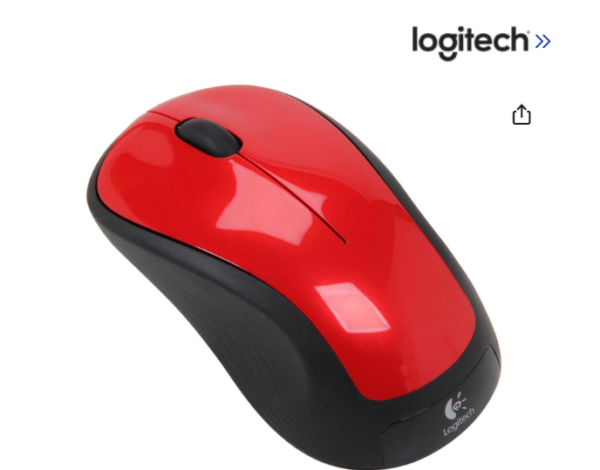 Logitech M310 Wireless Mouse, 2.4 GHz with USB Nano Receiver, 1000 DPI Optical Tracking, 18 Month Life Battery, PC/Mac/Laptop