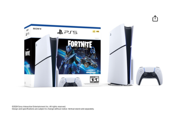 PlayStation 5 Disc Console - Fortnite Cobalt Star Bundle