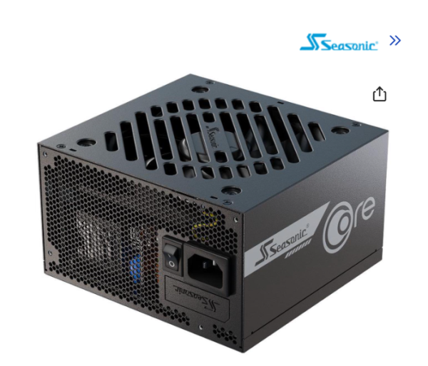 SeaSonic CORE GX-650 ATX3 650 W ATX Fully Modular 80 PLUS GOLD Certified Full Modular Power Supplies