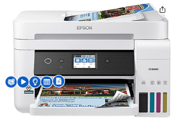 Epson WorkForce ST-C4100 Supertank Colour Multifunction Inkjet Printer (C11CJ60203)