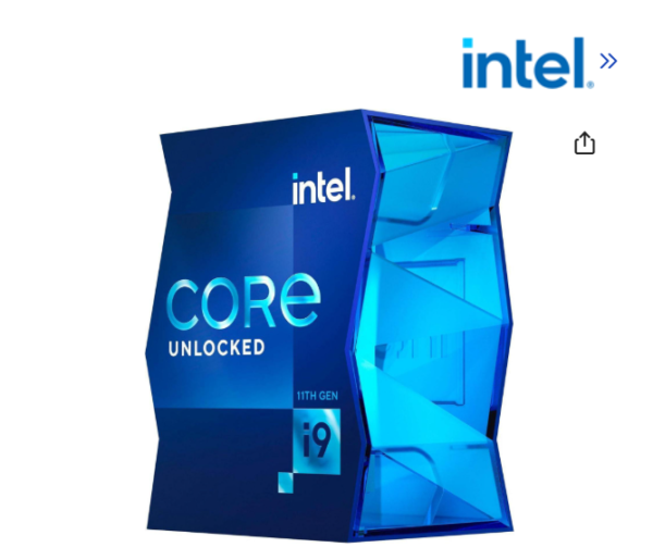 Intel Core i9-11900K Desktop Processor 8 Cores up to 5.3 GHz Unlocked LGA1200 (Intel 500 Series & Select 400 Chipset) 125W