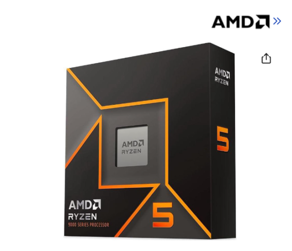 AMD Ryzen 7 9800X3D - Ryzen 7 9000 Series Zen 5 8-Core 5.2 GHz - Socket AM5 120W - AMD Radeon Graphics Desktop Processor - 100-100001084WOF