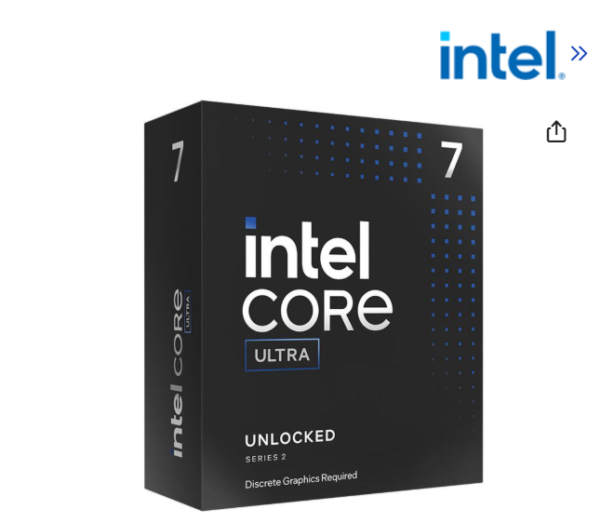 Intel Core Ultra 9 285K - Core Ultra 9 (Series 2) Arrow Lake 24-Core (8P+16E), LGA 1851, 125W Desktop Processor - BX80768285K