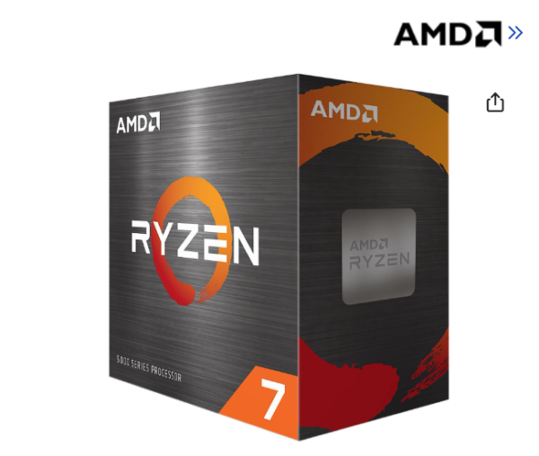 AMD Ryzen 5 5600X - Ryzen 5 5000 Series Vermeer (Zen 3) 6-Core 3.7 GHz Socket AM4 65W None Integrated Graphics Desktop Processor - 100-100000065BOX